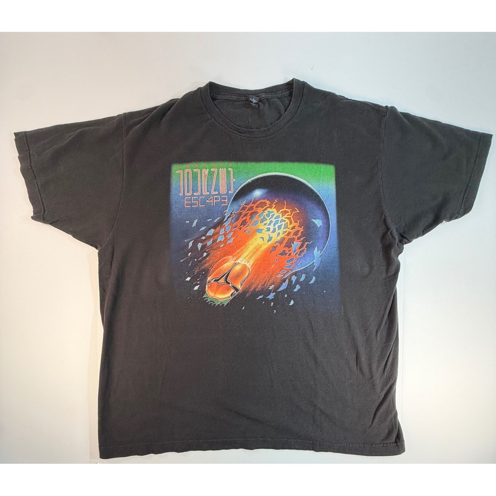 Journey Escape T-Shirt Mens XL Black Tultex 2012 Rock Band Graphic Tee E5C4P3